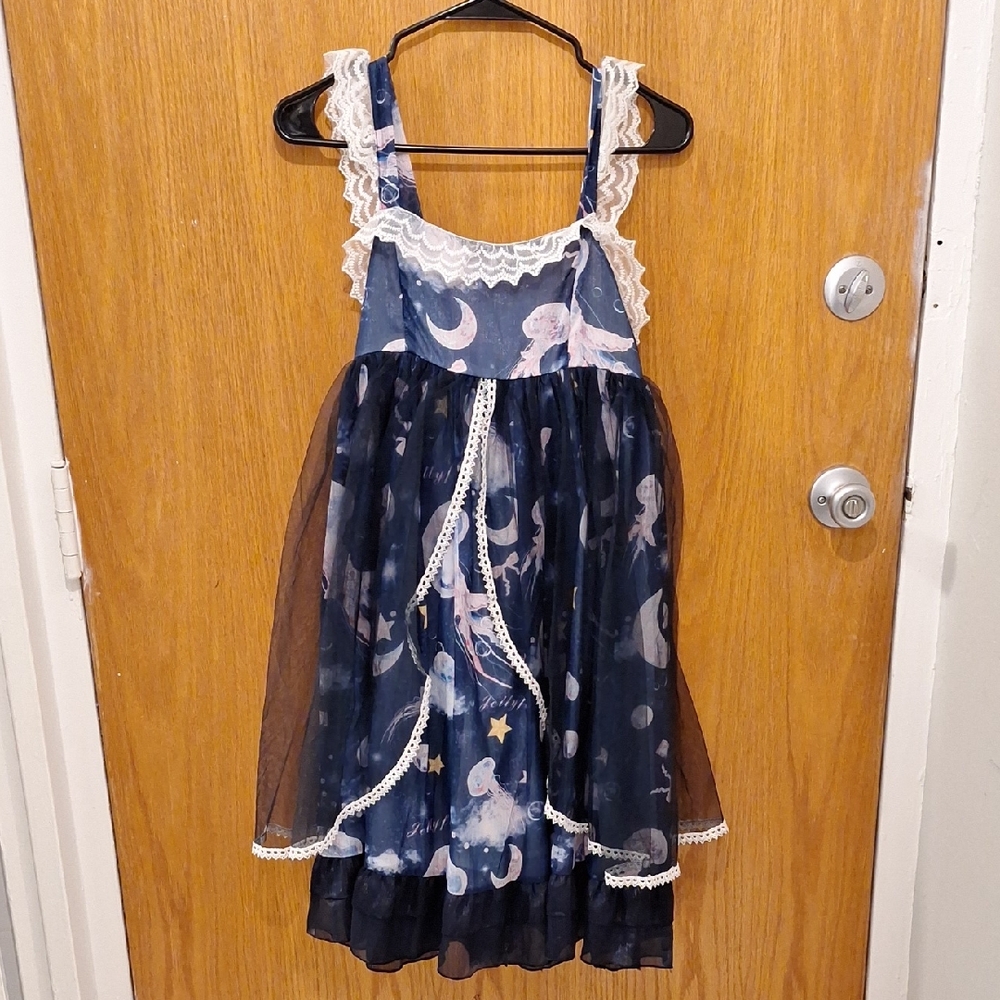 Jellyfish lolita dress with stretch back